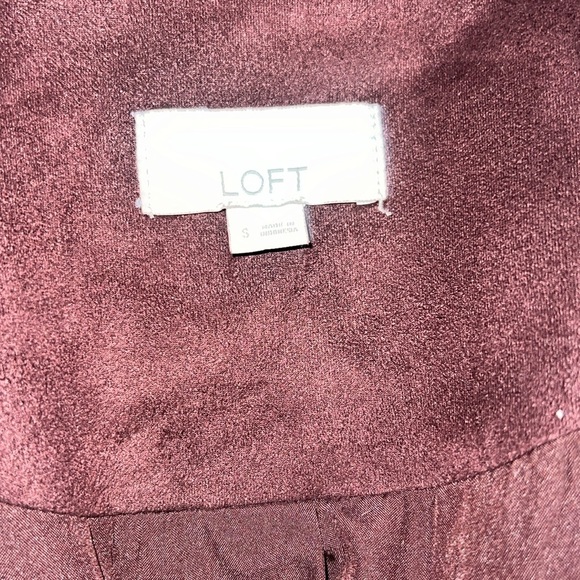LOFT faux suede jacket - Picture 3 of 5